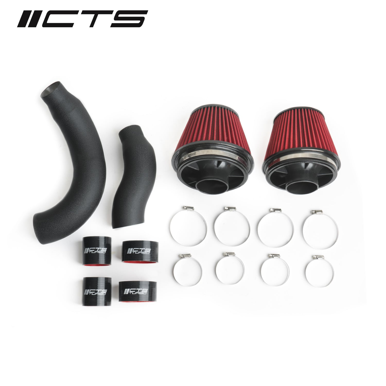 CTS TURBO C7 S6/S7/RS7 Dual 3" intake Kit with 6" Velocity Stack — image 1
