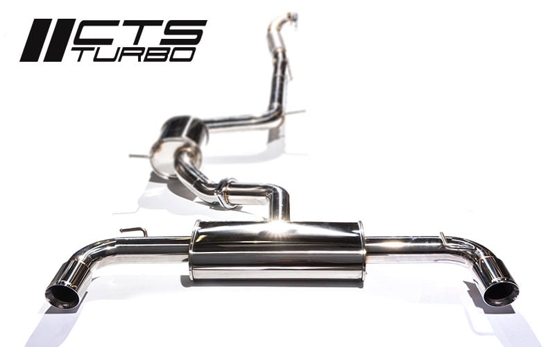 CTS Turbo VW MK6 GTI 3" Turbo Back Exhaust High-Flow Cat — image 1