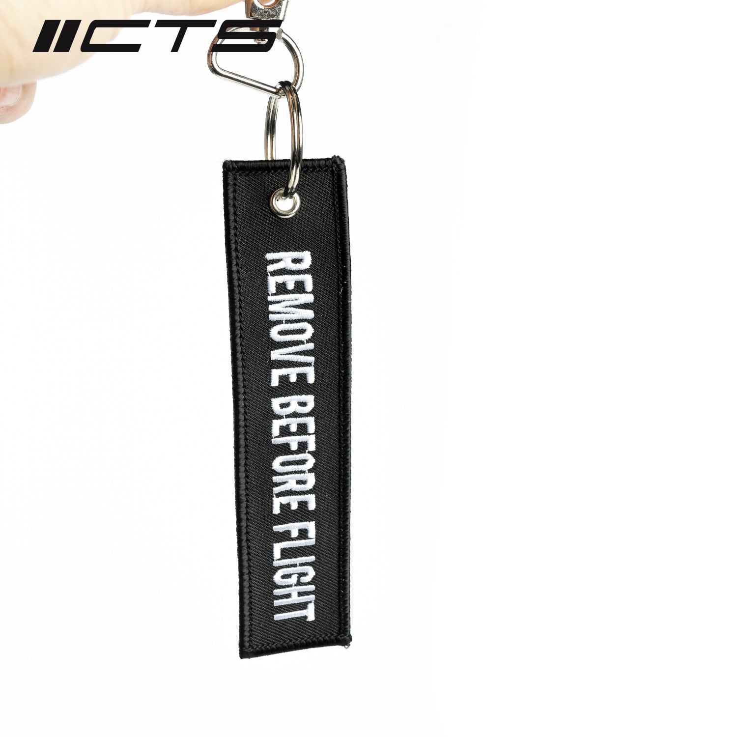 CTS Turbo Flight Tag – “Remove Before Flight” – Black — image 1