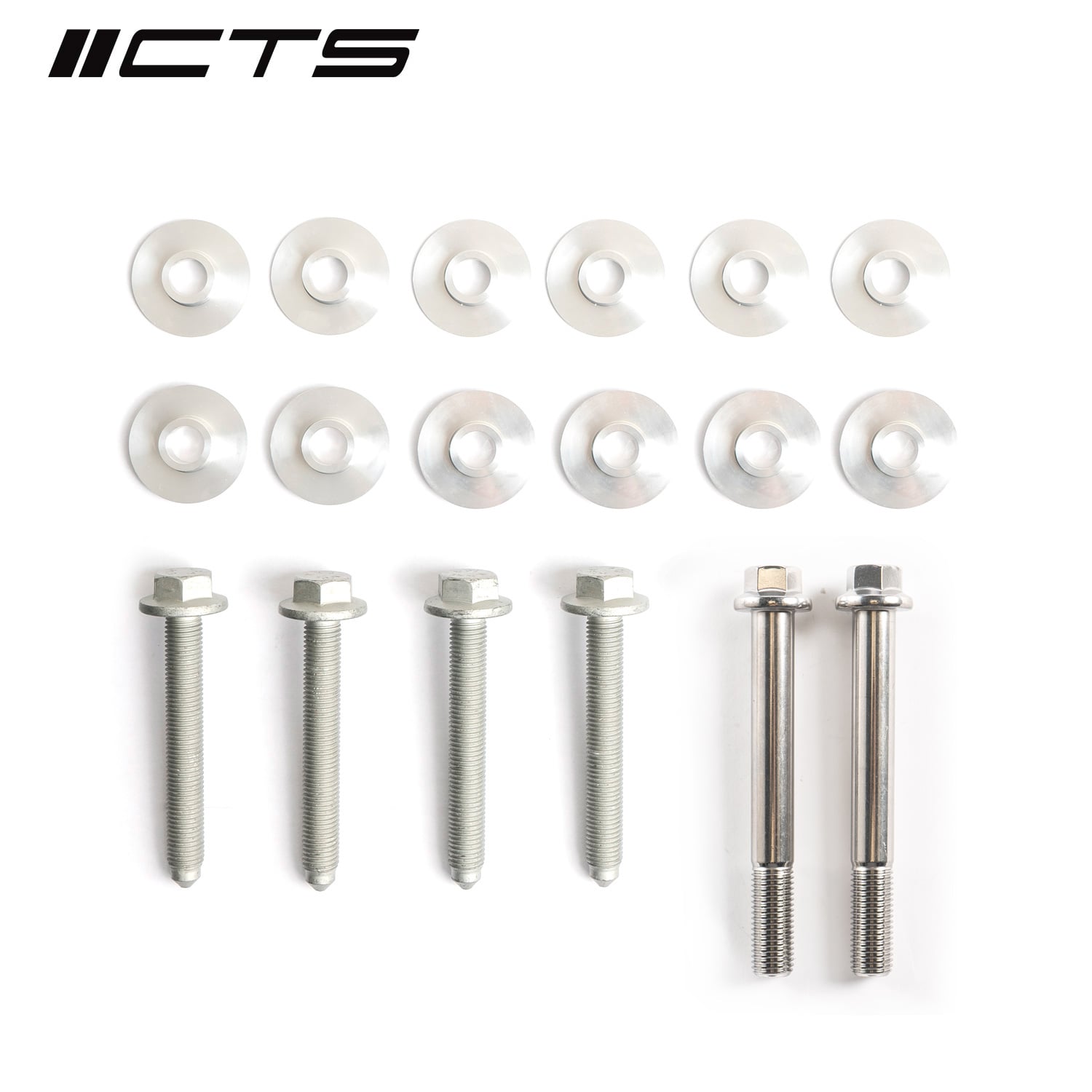 CTS Turbo FRONT Subframe Bushing Insert Kit: MK5/MK6/8P Audi A3 with ARP Bolts — image 1