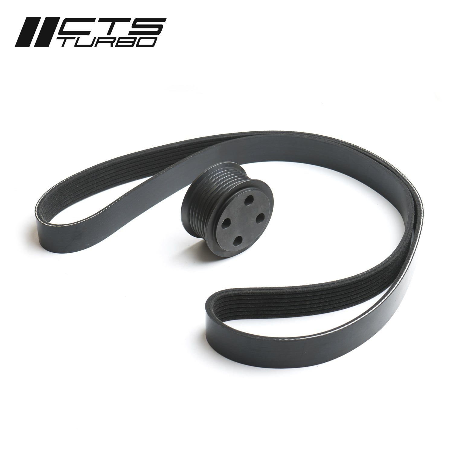 CTS Turbo B8.5 S4, S5, Q5, SQ5; C7.5 A6, A7, A8, Q7 with 3.0T (Gen2) Engine Supercharger Pulley - BOLT ON STYLE (CREC engine code) — image 1
