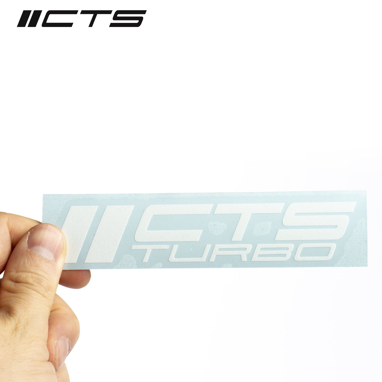 CTS Turbo OG Decal - White Sticker — image 1