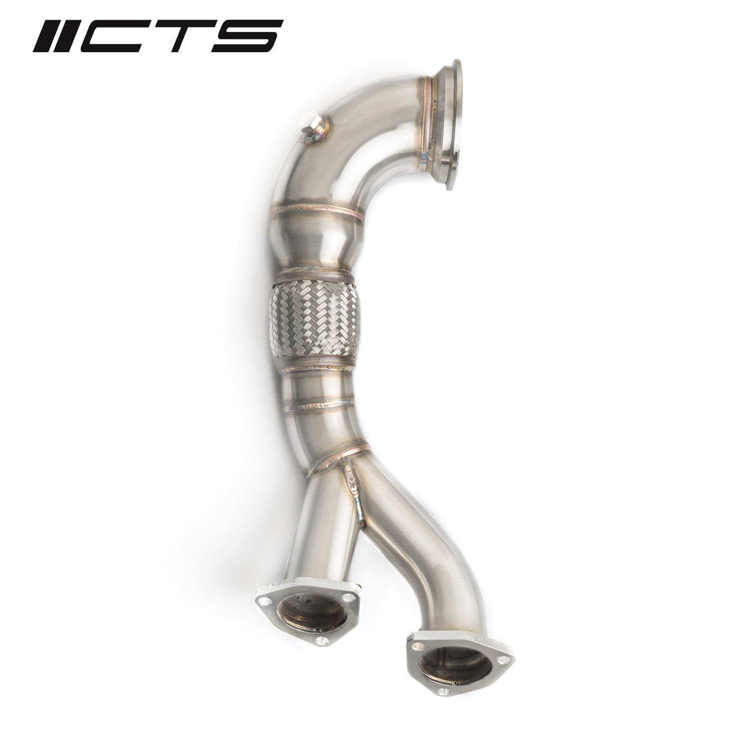 CTS Turbo MK2 TTRS/8P RS3 High Flow Downpipe — image 1