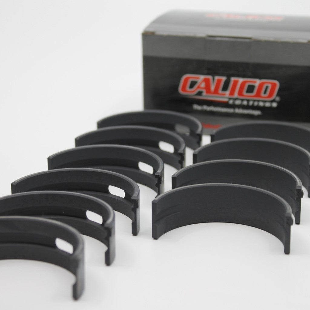 Coatedracebearings Calico CT-1 coated ACL race series main bearing set 5M1644HXC-C - Audi & VW 1.8L 8V/16V/18T/20V/TFSI/TSI EA113 (GEN1 ONLY), Std. Diameter, HX-serie with 0.025mm (0.001¡±) extra clearance — image 1