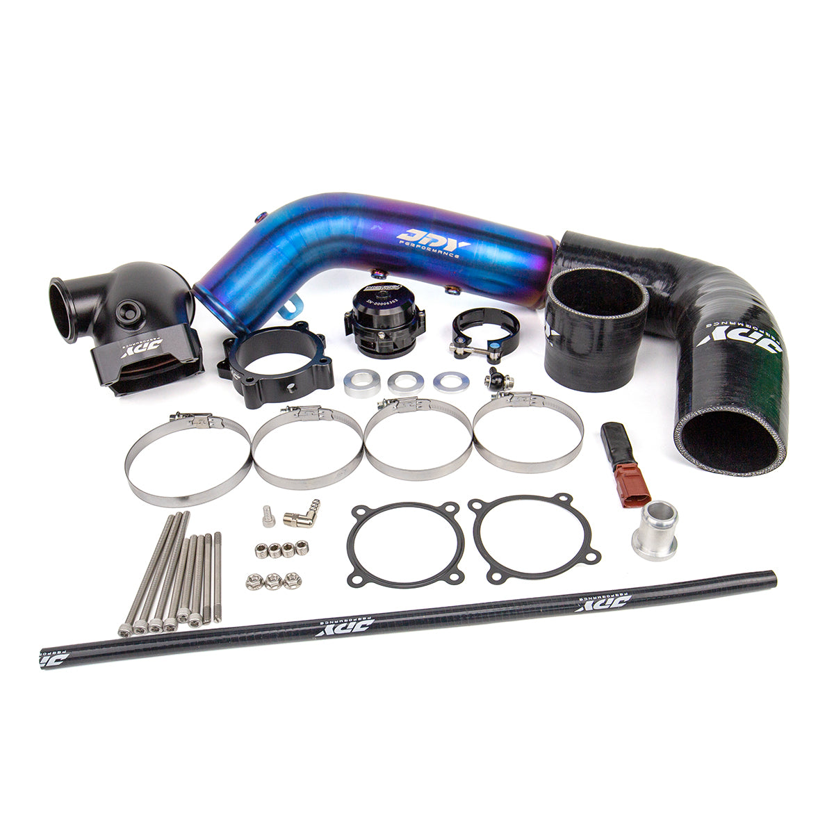 JDY Audi RS3/TTRS 2.5TFSI Throttle Elbow BOV & Titanium Boost Pipe Kits — image 1