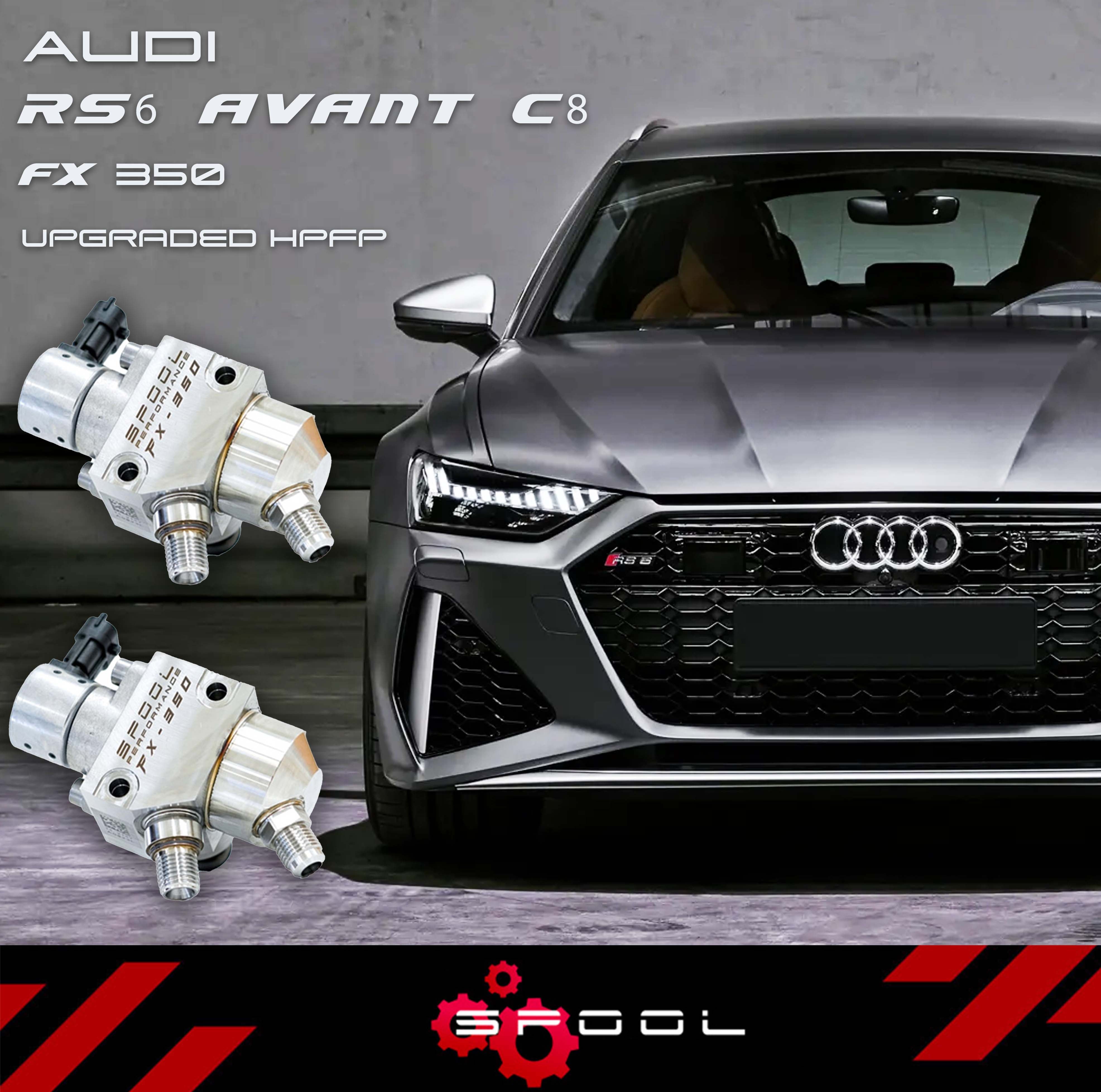 Audi C8 RS6 Avant FX-350 Upgraded High Pressure Fuel Pump System — image 1