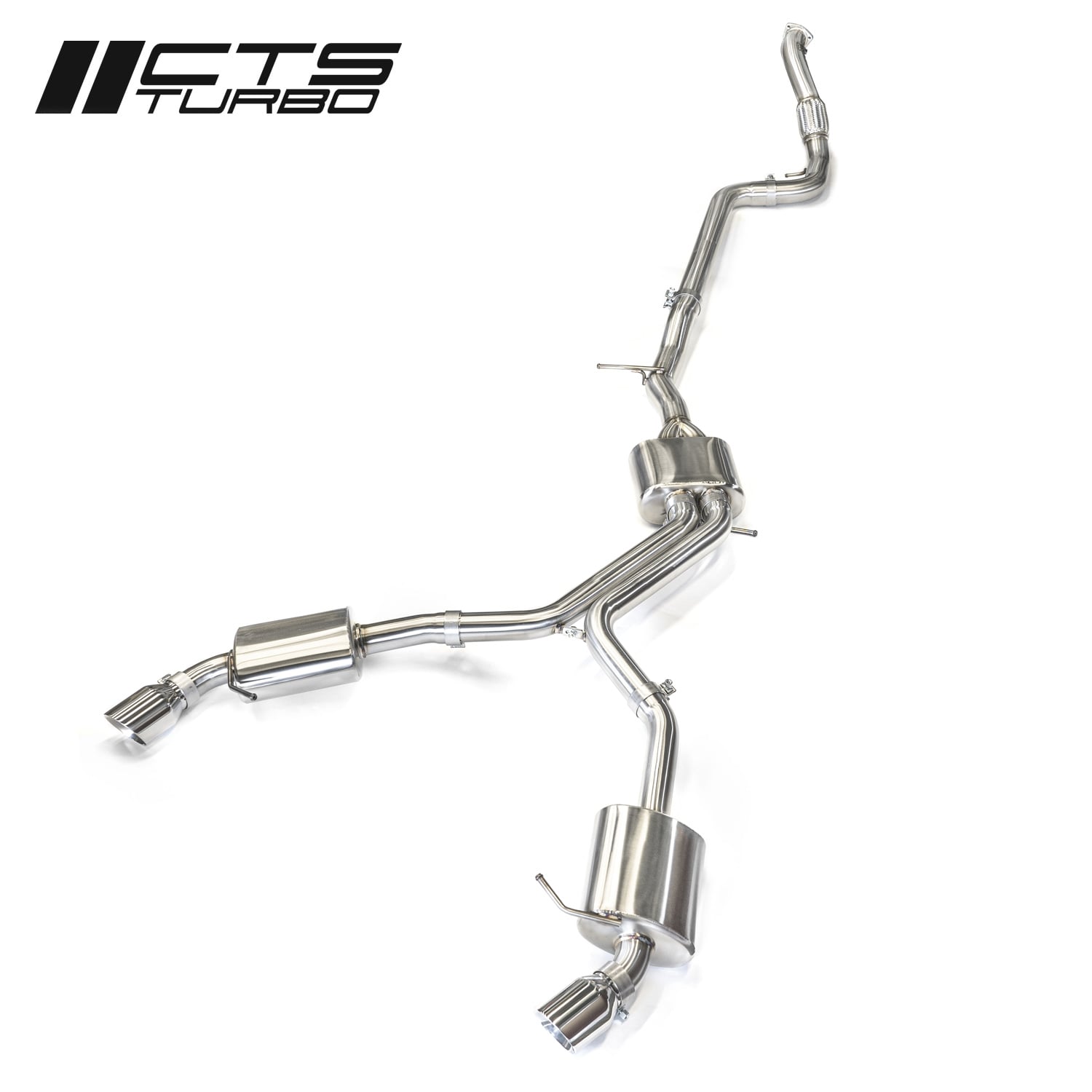 CTS Turbo B9 Audi A4 2.0T Catback Exhaust System (2017-2024) — image 1
