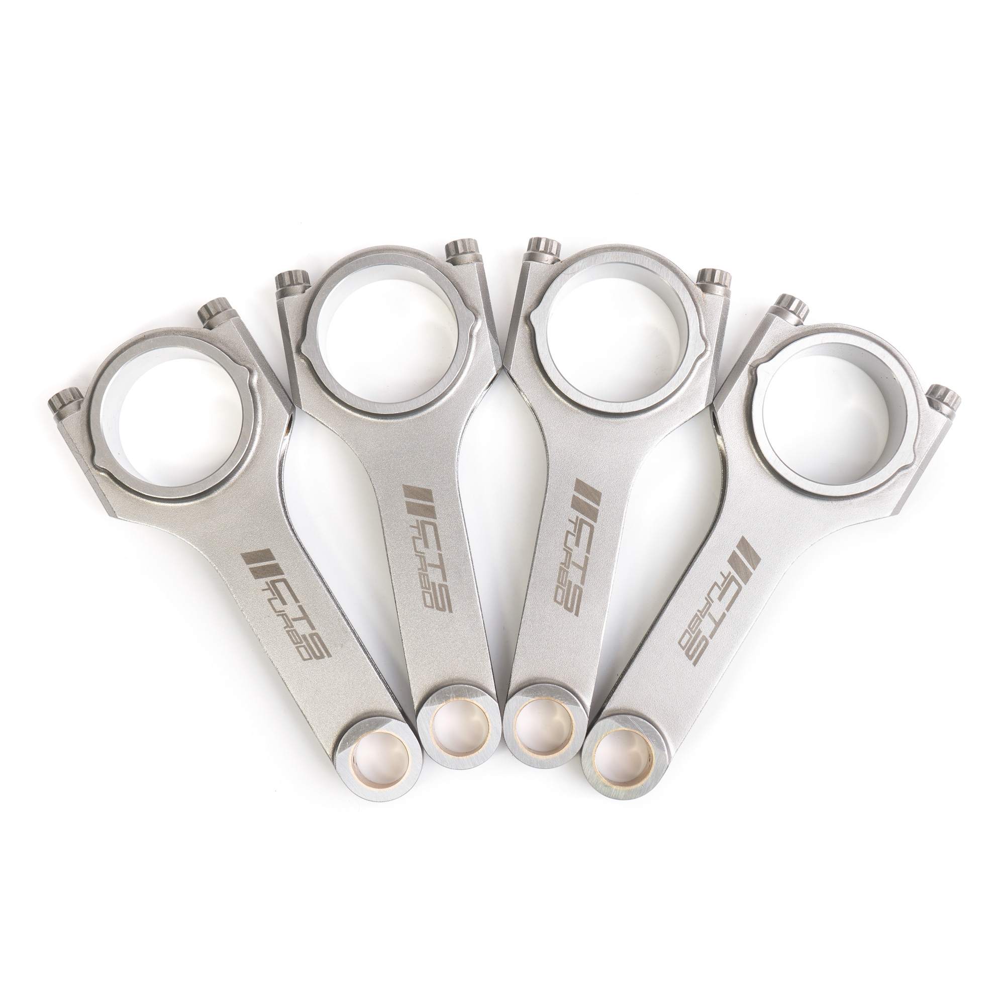 CTS Turbo Connecting Rods VW & Audi 144x20 Tapered Rifle Drilled | Fits MK5/B7 FSI 2.0T EA113 With Stock Pistons — image 1