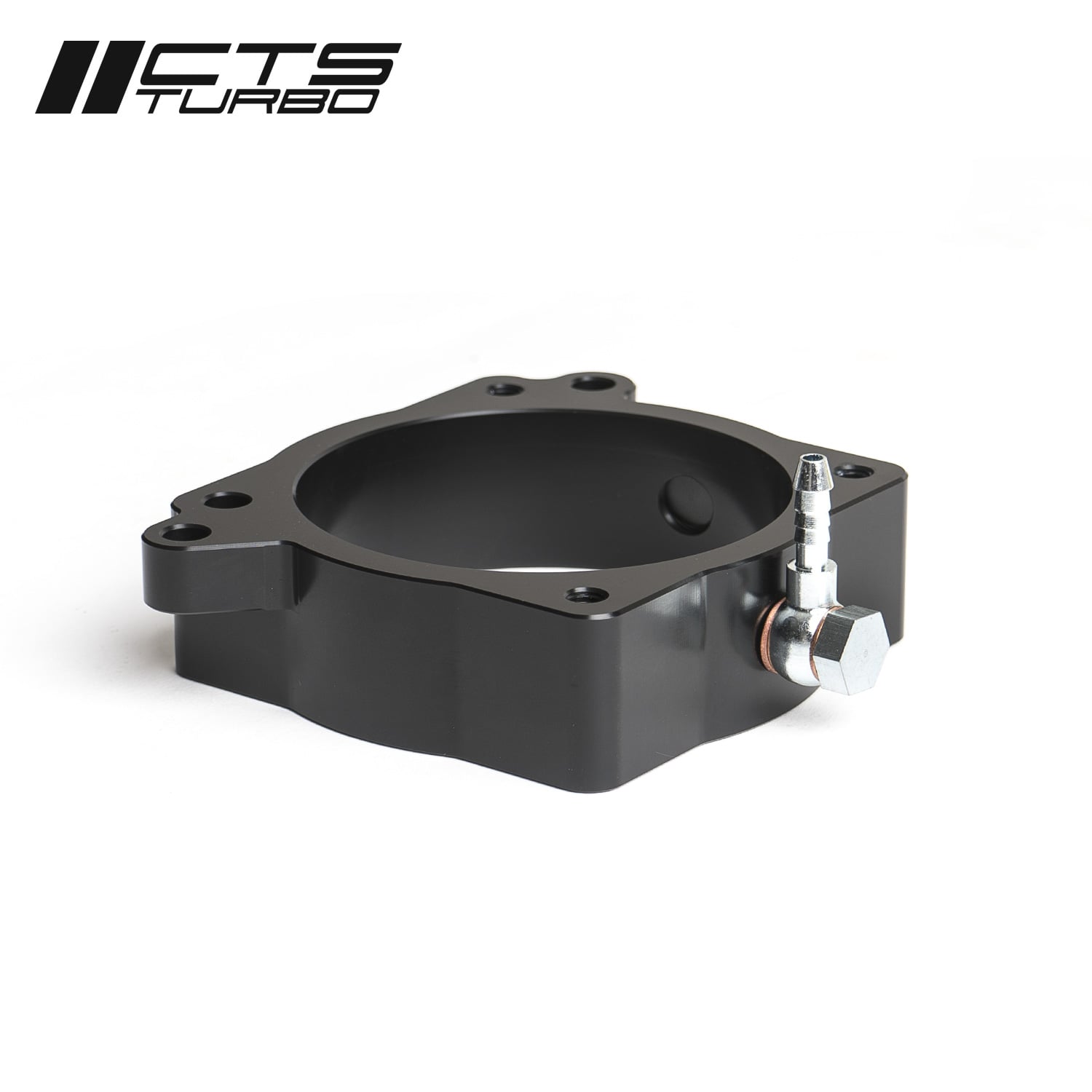 CTS Turbo RS3/TTRS (8V.2/8S) 2018+ Throttle Body Spacer with Boost Tap and Meth Injection Port — image 1