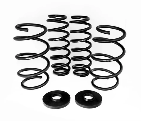 Emmanuele Design VW MK7/Audi 8V Lowering Spring Kit with rear spring pads (MQB Golf, GTI, Golf R, A3, S3) — image 1