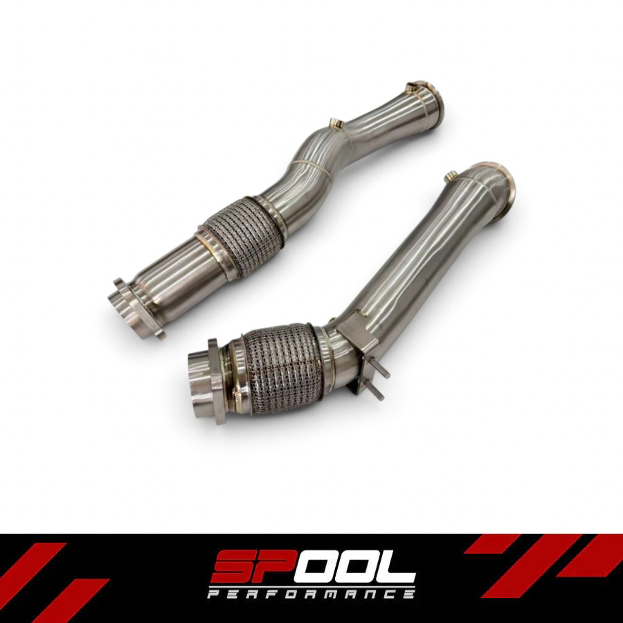 Spool BMW X3M & X4M S58 F97 F98 Race Downpipes — image 1