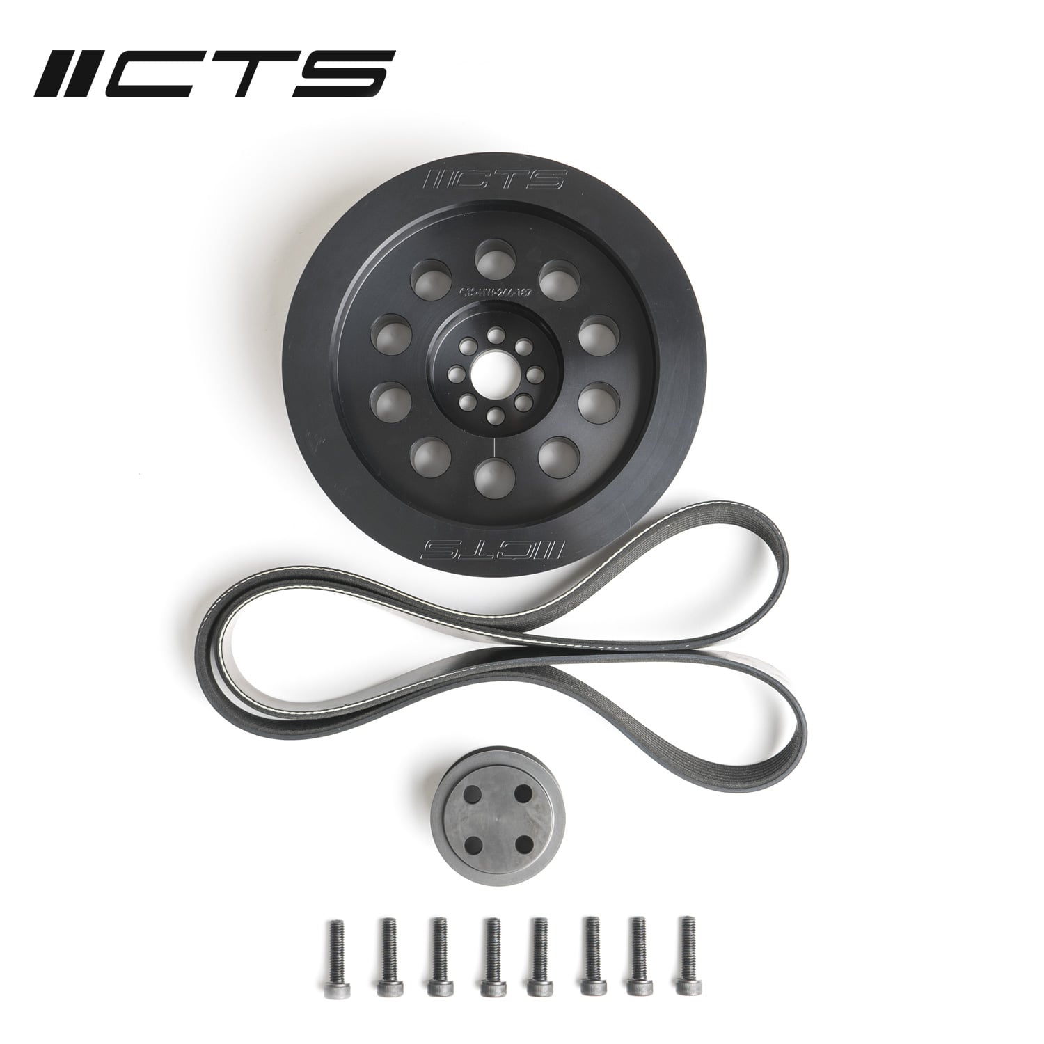 CTS Turbo 3.0T V6 Dual Pulley Upgrade Kit (bolt-on, 192mm) — image 1