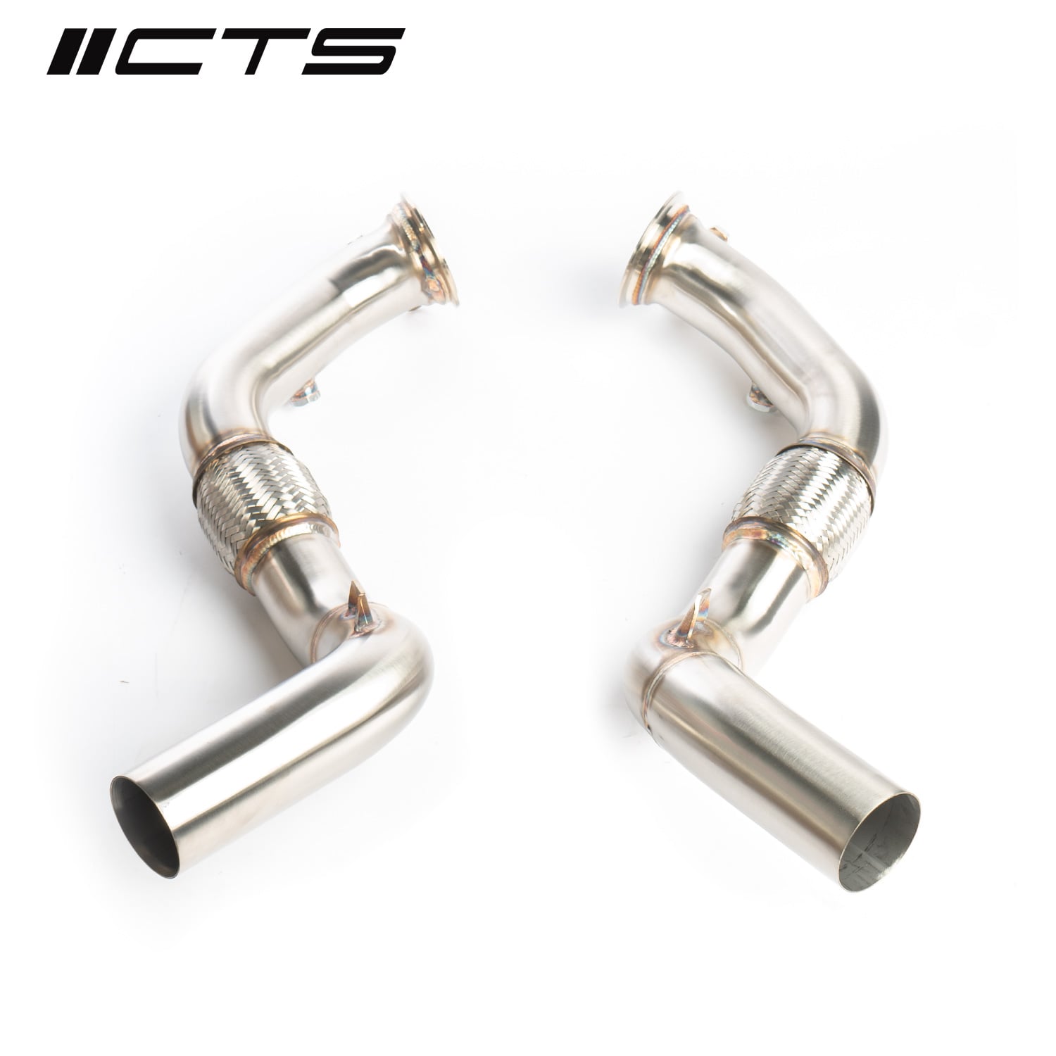 CTS Turbo RACE DOWNPIPE SET for BMW F85 X5M S63 & BMW F86 X6M S63 (2014-2019) — image 1