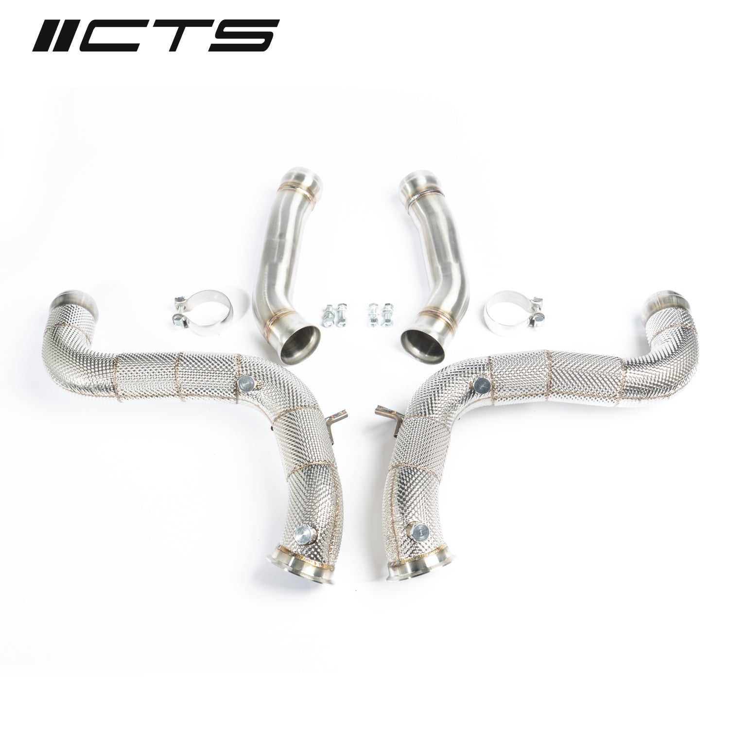 CTS TURBO MERCEDES-BENZ AMG W205/M177 C63/63S DOWNPIPES — image 1