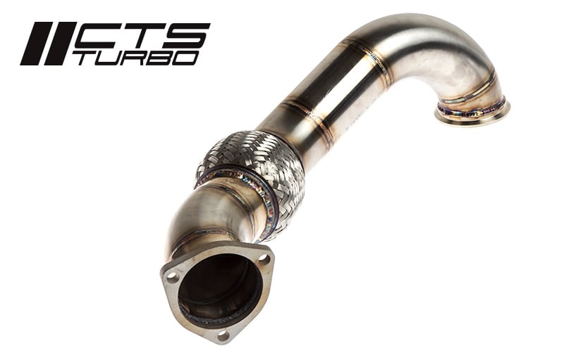 CTS MK3 VR6 Downpipe 3" T4 Vband — image 1