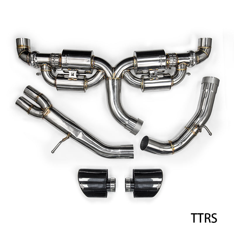 JDY 2.5T RS3/TTRS 8V/8S Racing Stainless Steel Exhaust - Catback — image 1