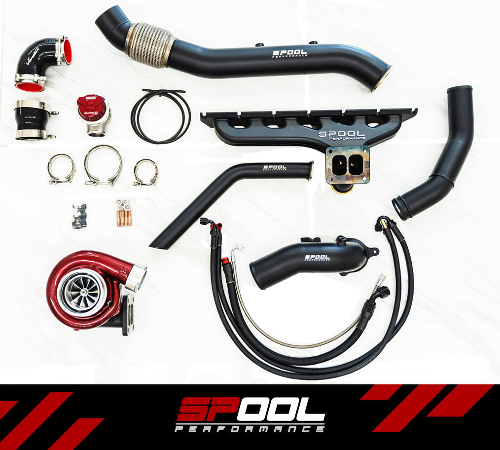 Spool Performance Billet Manifold Gen 1 B58 Top Mount Turbocharger Kit — image 1