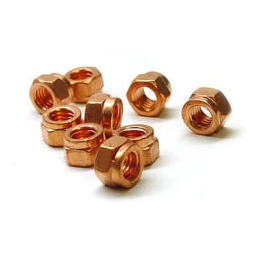 8mm (1.25 pitch) Copper Lock Nut — image 1