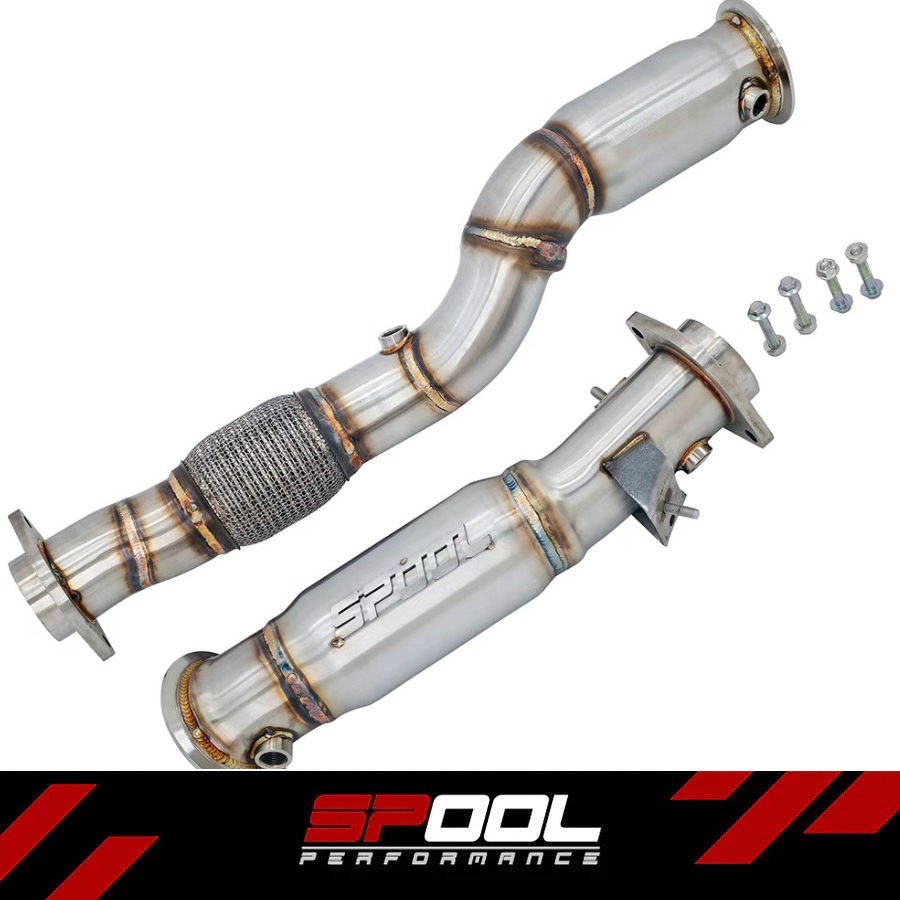 S58 Stainless Steel Race Downpipe | Fits G80/G82/G83 BMW M3 & M4, G87 M2 — image 1
