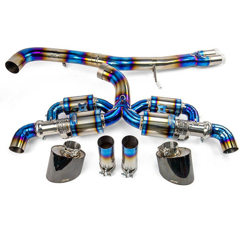 JDY 2.5T RS3/TTRS 8V/8S Racing Titanium Exhaust - Catback — image 1
