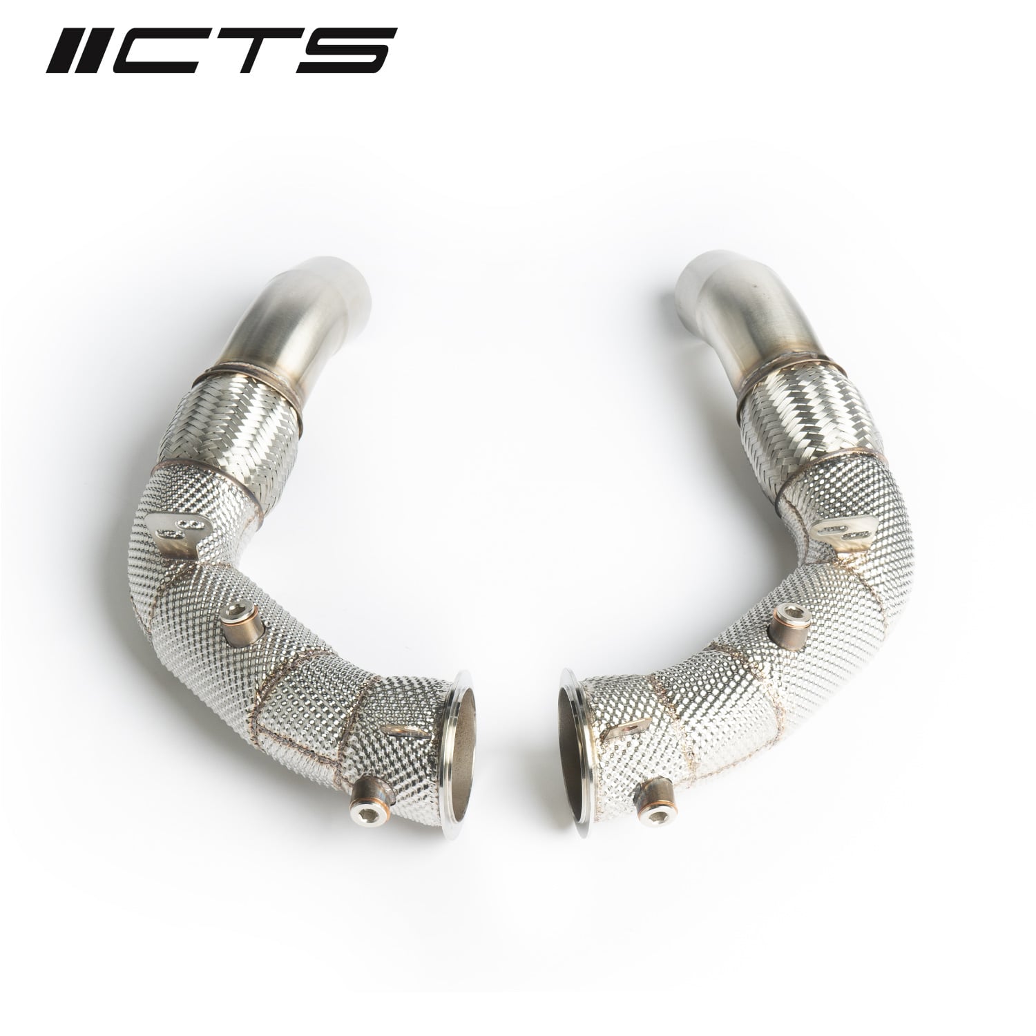 CTS Turbo BMW S63 F10 M5/M5C & F06/F12/F13 M6/M6C Downpipes — image 1