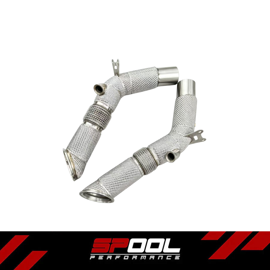 SPOOL Ferrari SF90 Race Downpipes — image 1