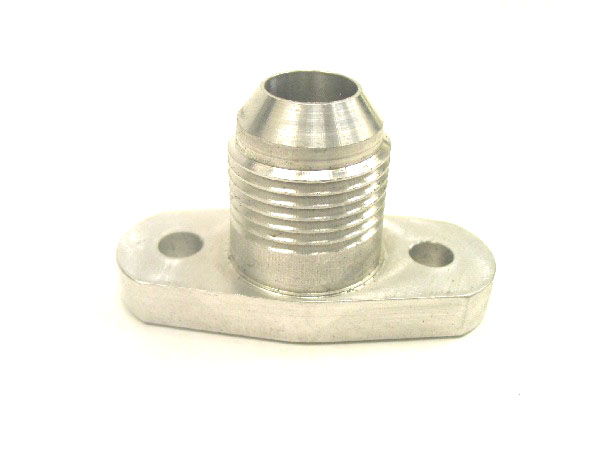GT-Series Aluminum Oil Drain Flange (-10AN thread) — image 1