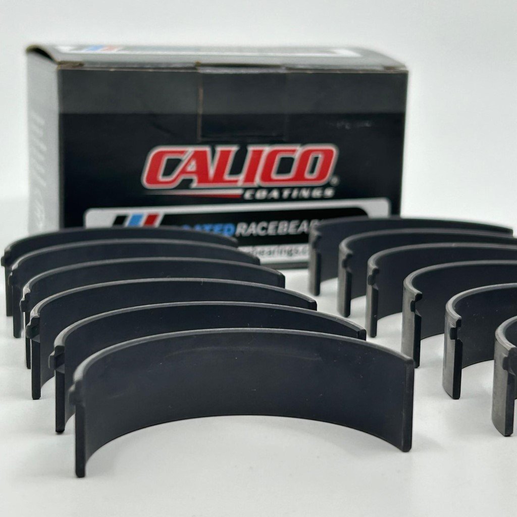 CoatedPerformancebearings Calico CT-1 coated Glyco OEM rod bearing set 71-3711/6C-C - Audi S4 2.7L V6 Bi-Turbo AZR ASJ engine codes, Std. Diameter — image 1