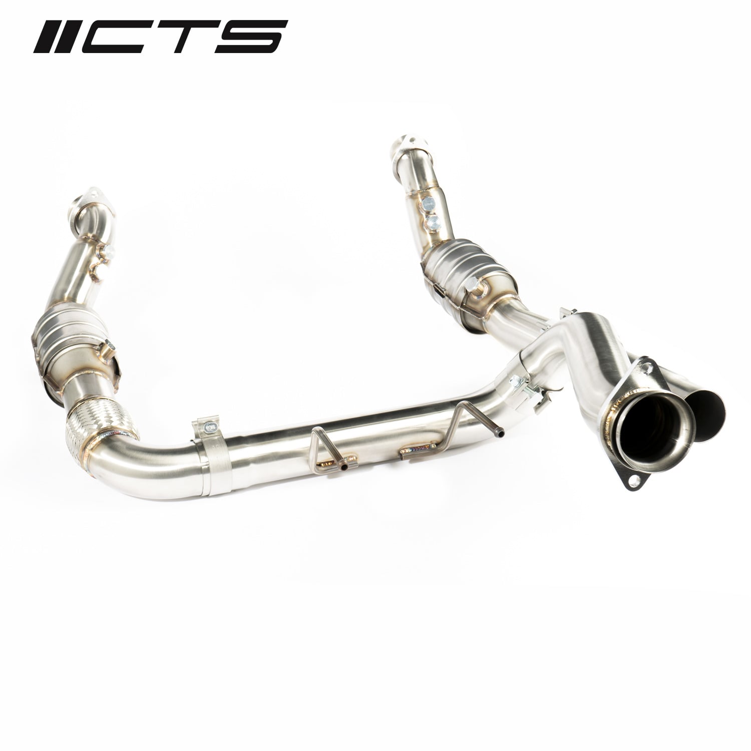 CTS Turbo Ford Raptor EcoBoost 3.5L High-Flow Cat Downpipes — image 1