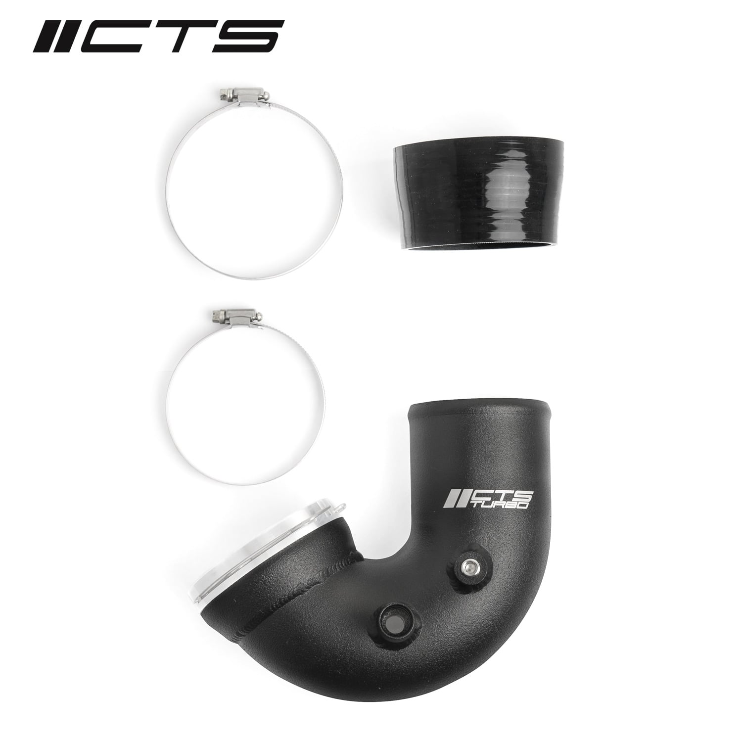 CTS TURBO BMW F80/82/83/87 M2C/M3/M4 S55 J-PIPE Throttle Body Pipe — image 1