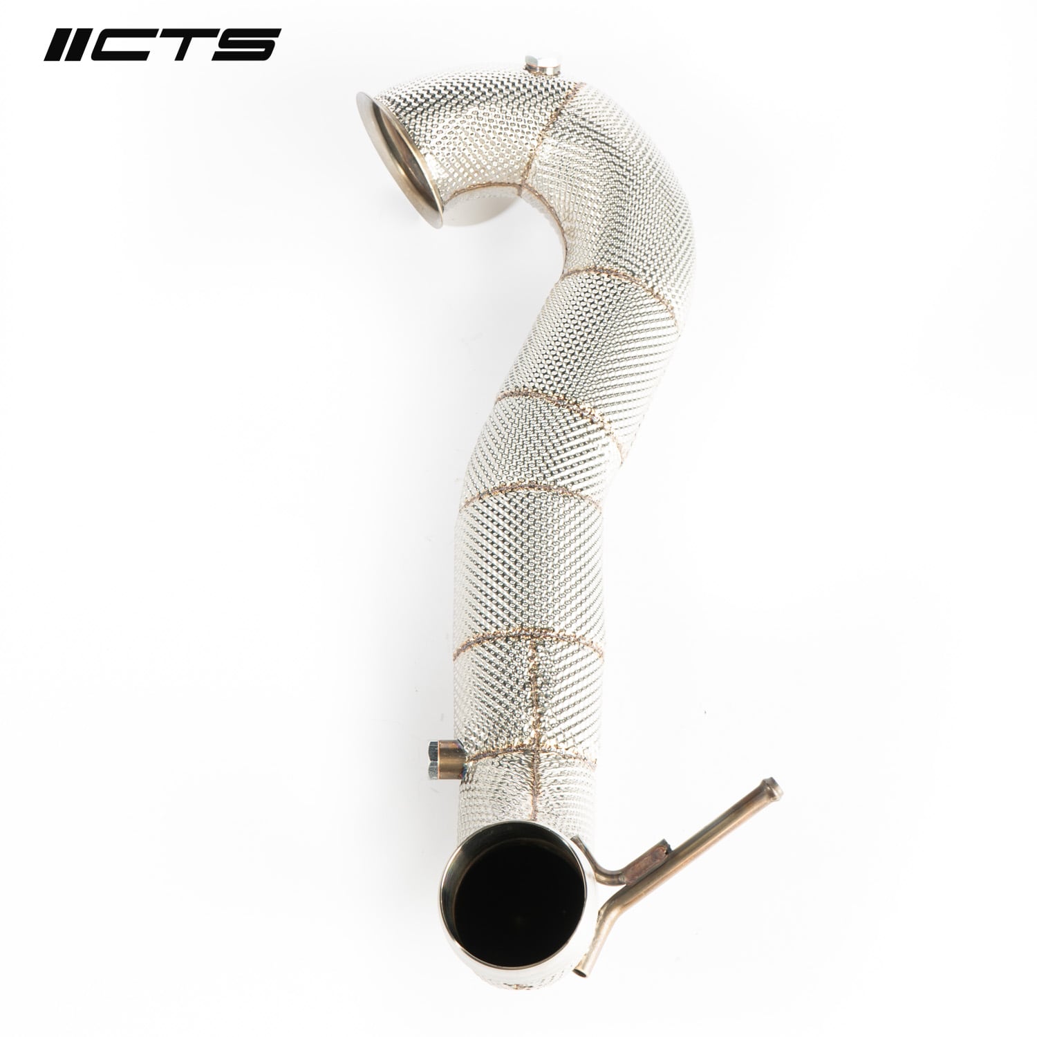 CTS Turbo 3.5" Race Downpipe for Mercedes-Benz M133 A45/CLA45/GLA45 AMG — image 1