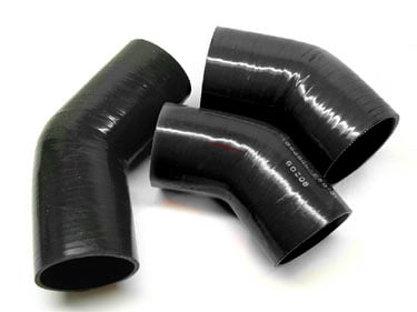 2" ID 45 degree Silicon Coupler (4 ply) — image 1