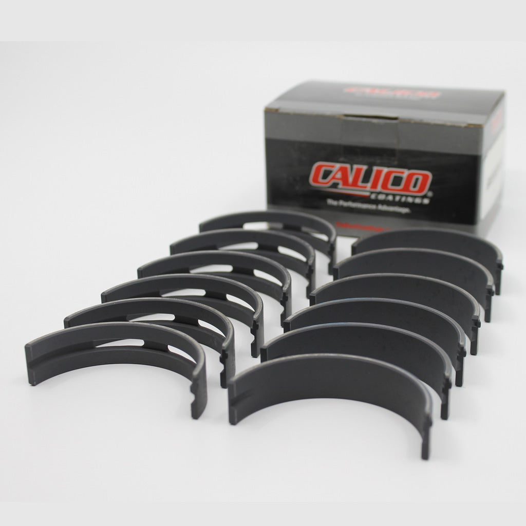 Coatedracebearings Calico CT-1 coated ACL race series main bearing set 6M5563HXC-C- Audi / VW 2.5L TFSI RS3 & TTRS, CEPA & CEPB engines (Gen1), Std. Diameter, HX-serie with 0.025mm (0.001¡±) extra clearance — image 1