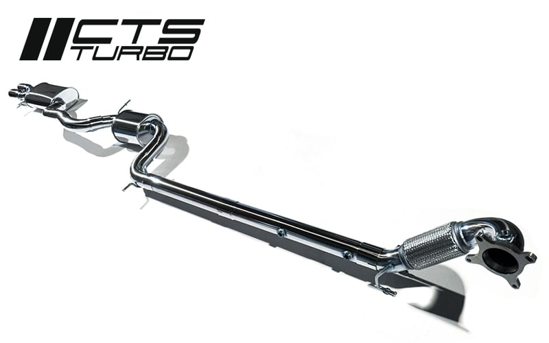 CTS Turbo VW MK6 Jetta 2.0TSI Gen1 3″ Turbo-back Exhaust — image 1