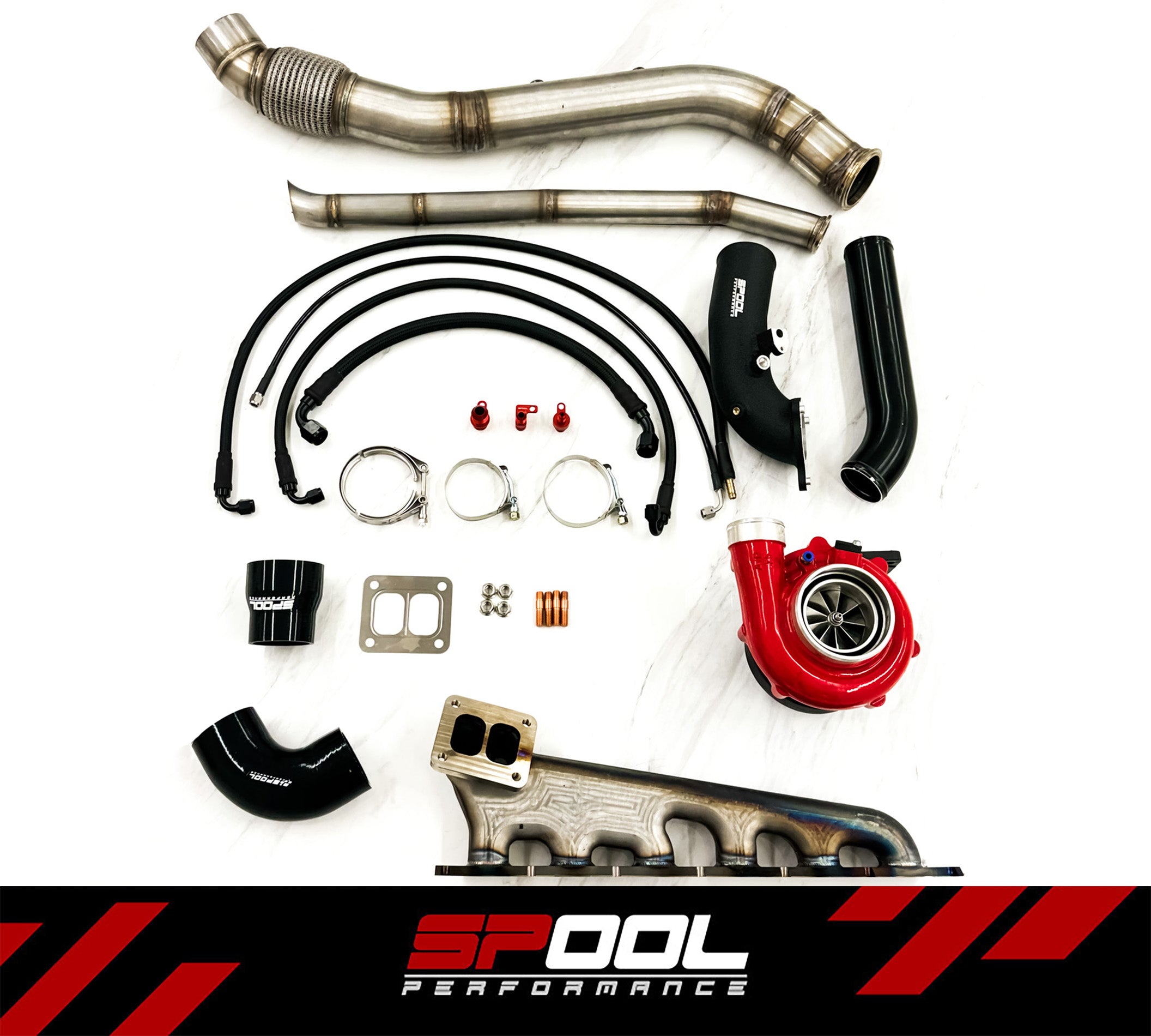Spool Performance Billet Manifold Gen 1 B58 540i Top Mount Turbocharger Kit — image 1