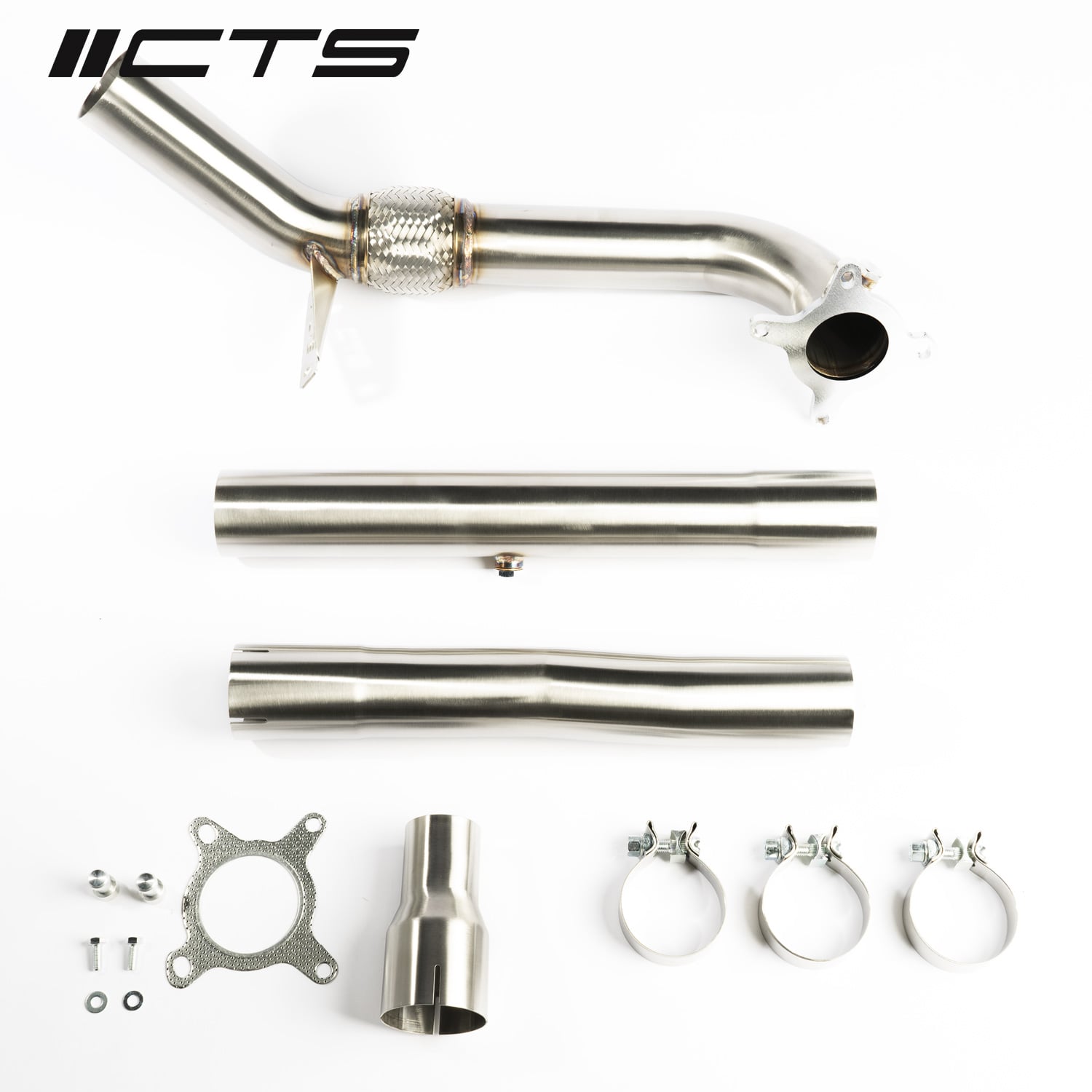 CTS Turbo MK6 Golf R 2.0T, MK2 Audi TT Quattro/TT-S 2.0T, 8P A3 Quattro/S3 2.0T Race Downpipe — image 1