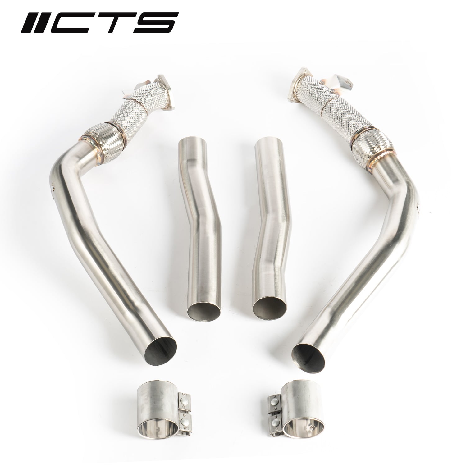 CTS Turbo C8 Audi RS6/RS7 4.0T Mid Pipes/Resonator Delete — image 1
